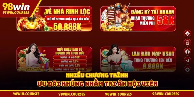Nhiều chương trình ưu đãi khủng nhằm tri ân hội viên
