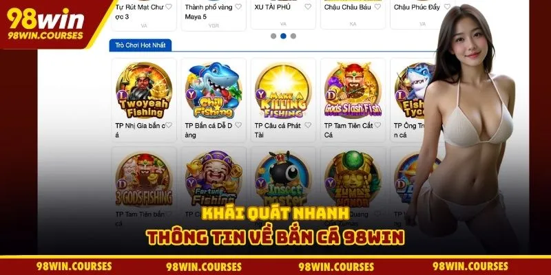 Khái quát nhanh thông tin về bắn cá 98WIN
