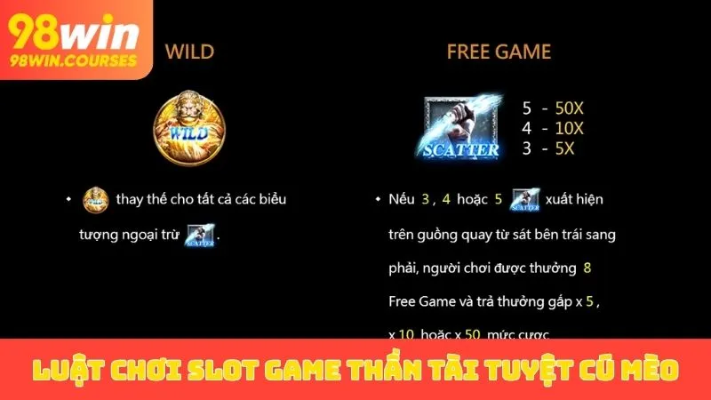 Luật chơi slot game Thần Tài tuyệt cú mèo