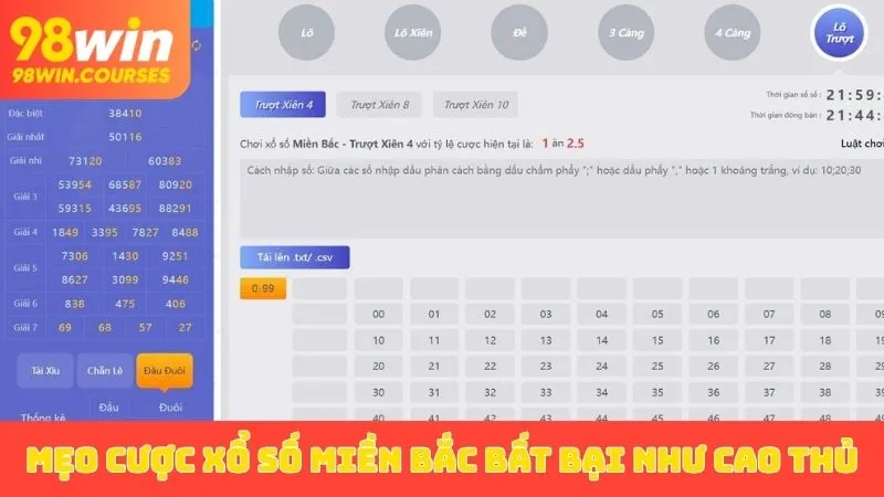 Mẹo cược xổ số miền Bắc bất bại như cao thủ
