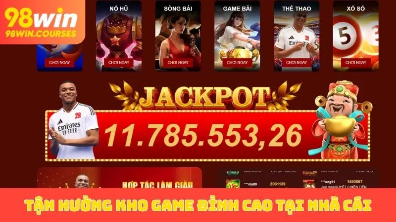 Tận hưởng kho game đỉnh cao tại nhà cái